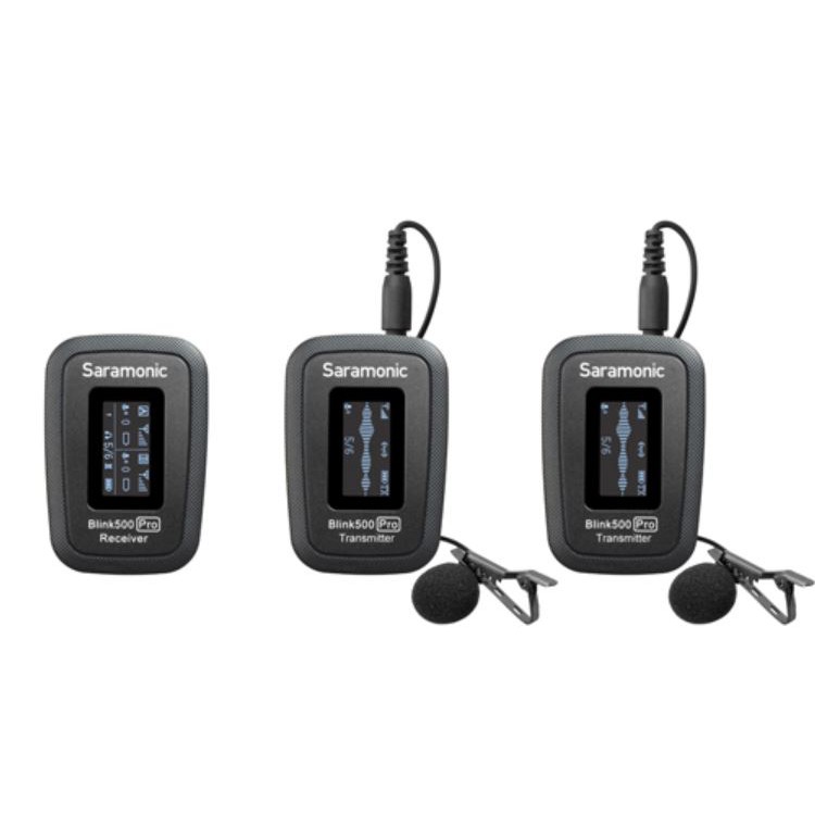 Bộ Micro Thu Âm Không Dây Saramonic Blink 500 Pro B2 cho máy ảnh và điện thoại- Bảo hành chính hãng 24 tháng
