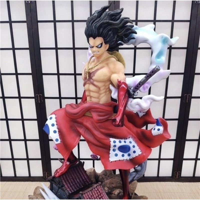 Mô Hình One piece Luffy Hoa anh đào cao 33cm, figure one piece decor trang trí làm quà tặng, mô hình anime siêu đẹp0
