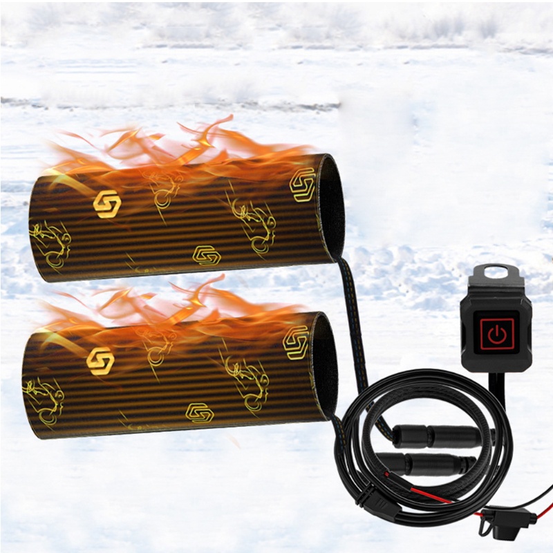 Đệm Sưởi Ấm Tay Lái Xe Đạp Điện 12V