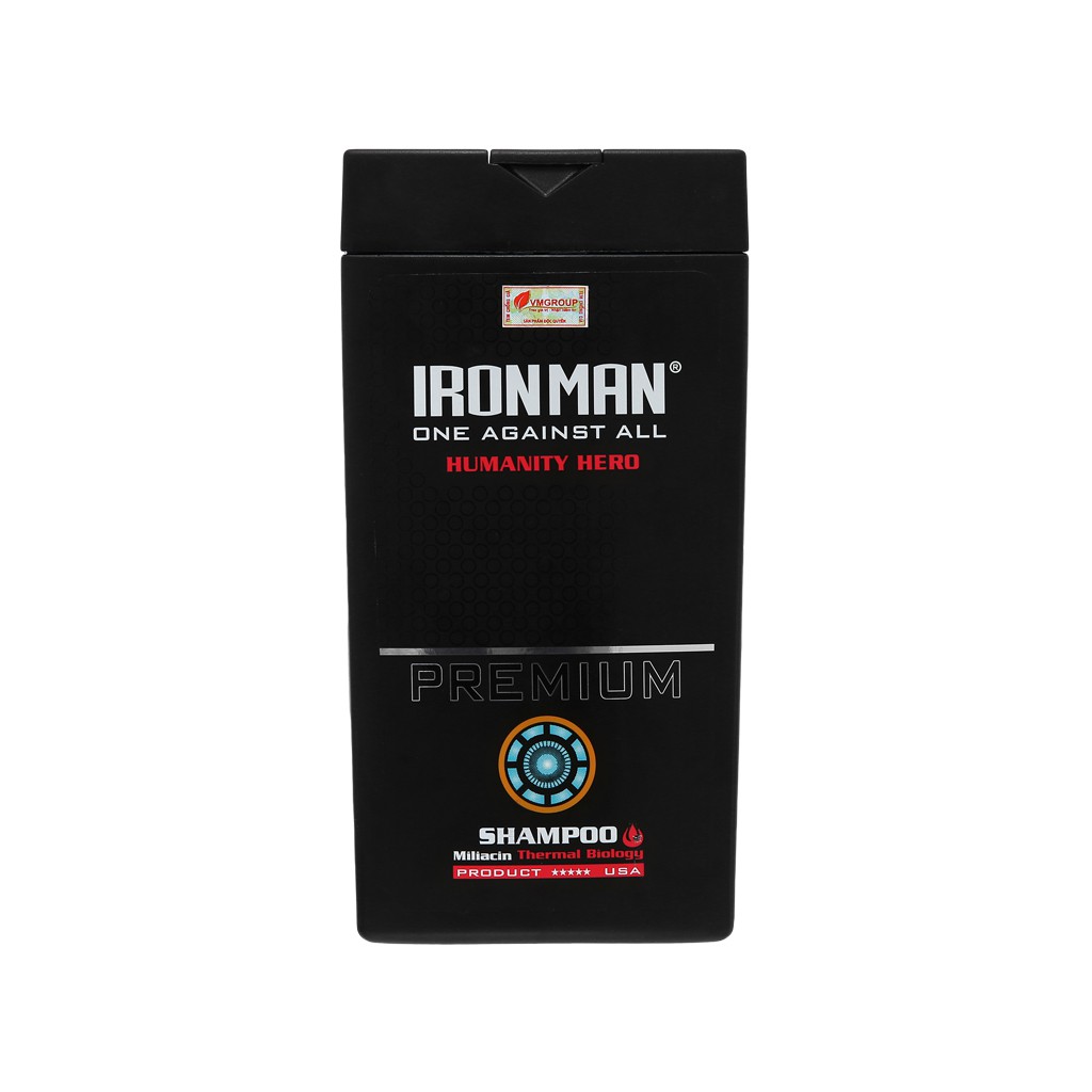 Dầu gội nhiệt sinh học Ironman Premium Humanity Hero 380g