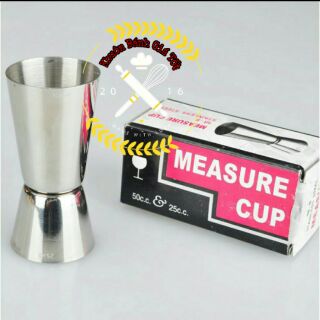 Ly đong định lượng inox 2 đầu 25-50ml