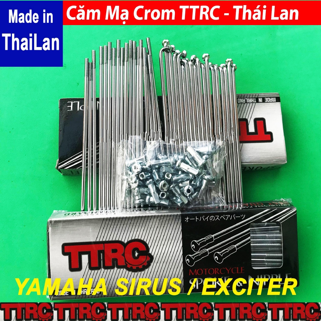 Bộ Căm Sirius Thắng Dĩa - Căm mạ Crom - Thái Lan