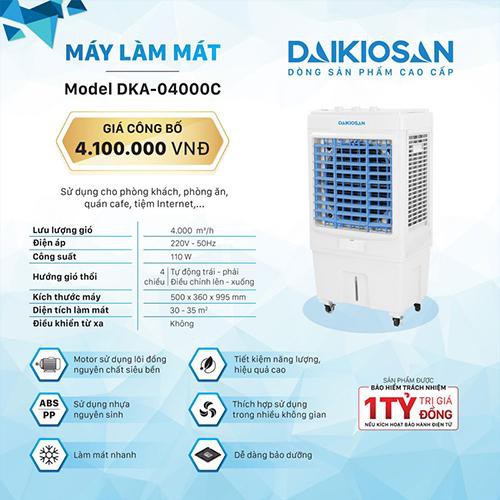 Máy làm mát không khí DAIKIO DKA - 4000C