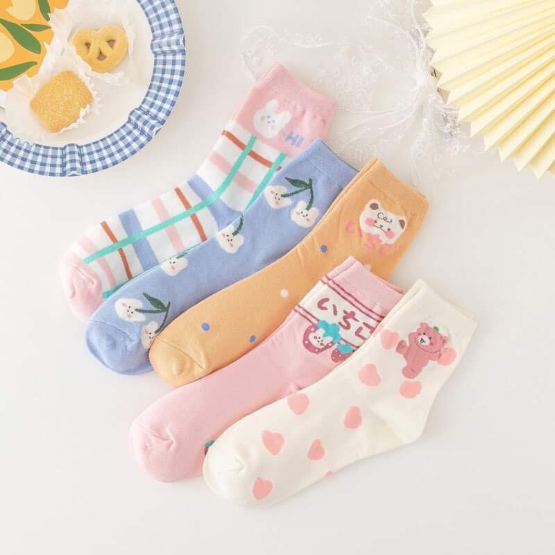Tất nữ cổ cao phong cách Candy