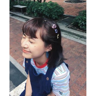 Set 6 Kẹp Tóc Sắc Màu Dễ Thương