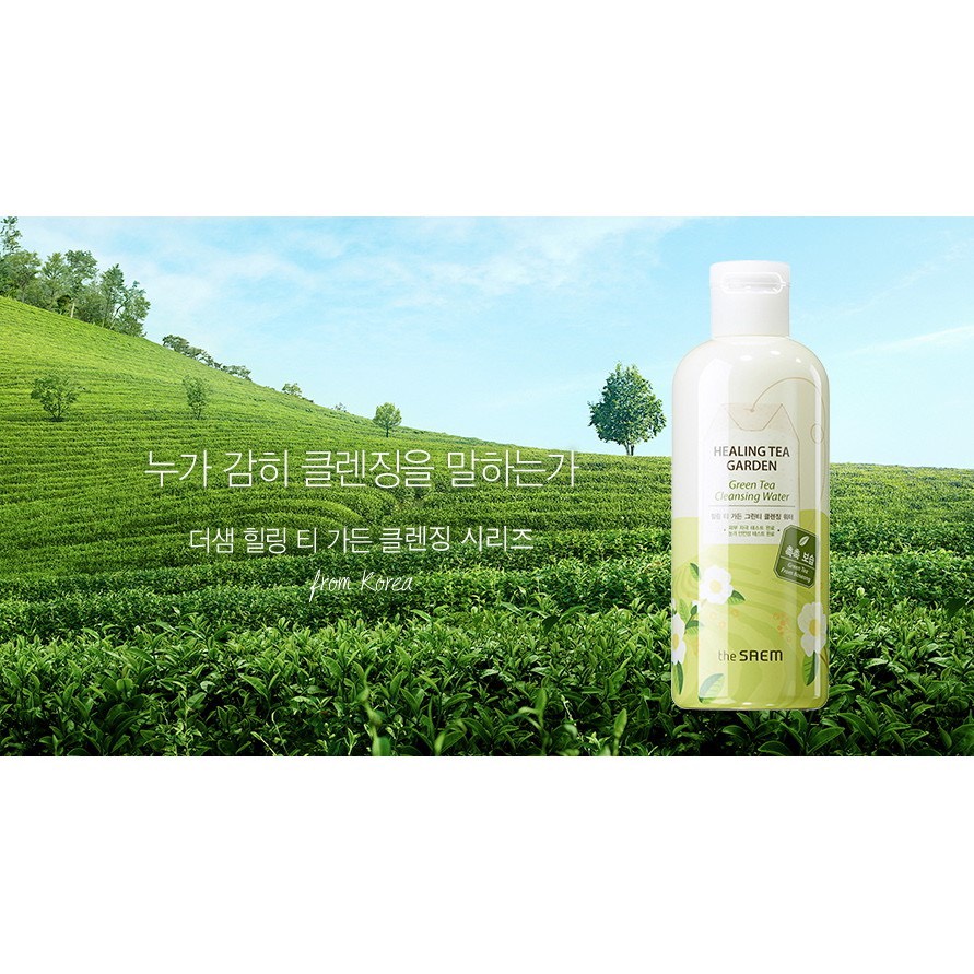 Nước Tẩy Trang Làm Sạch Da The Saem Healing Tea Garden Cleansing Water 300ml