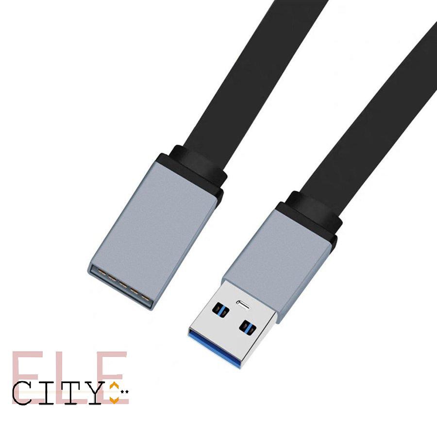 Ele】⚡⚡Dây nối dài USB 3.0 mạ vàng dài từ 1m dây dạng dẹt và tròn