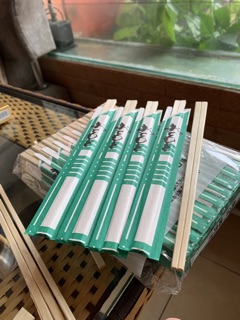 💯100 Đũa gỗ Tách Bao Giấy Nhật Bản♨️