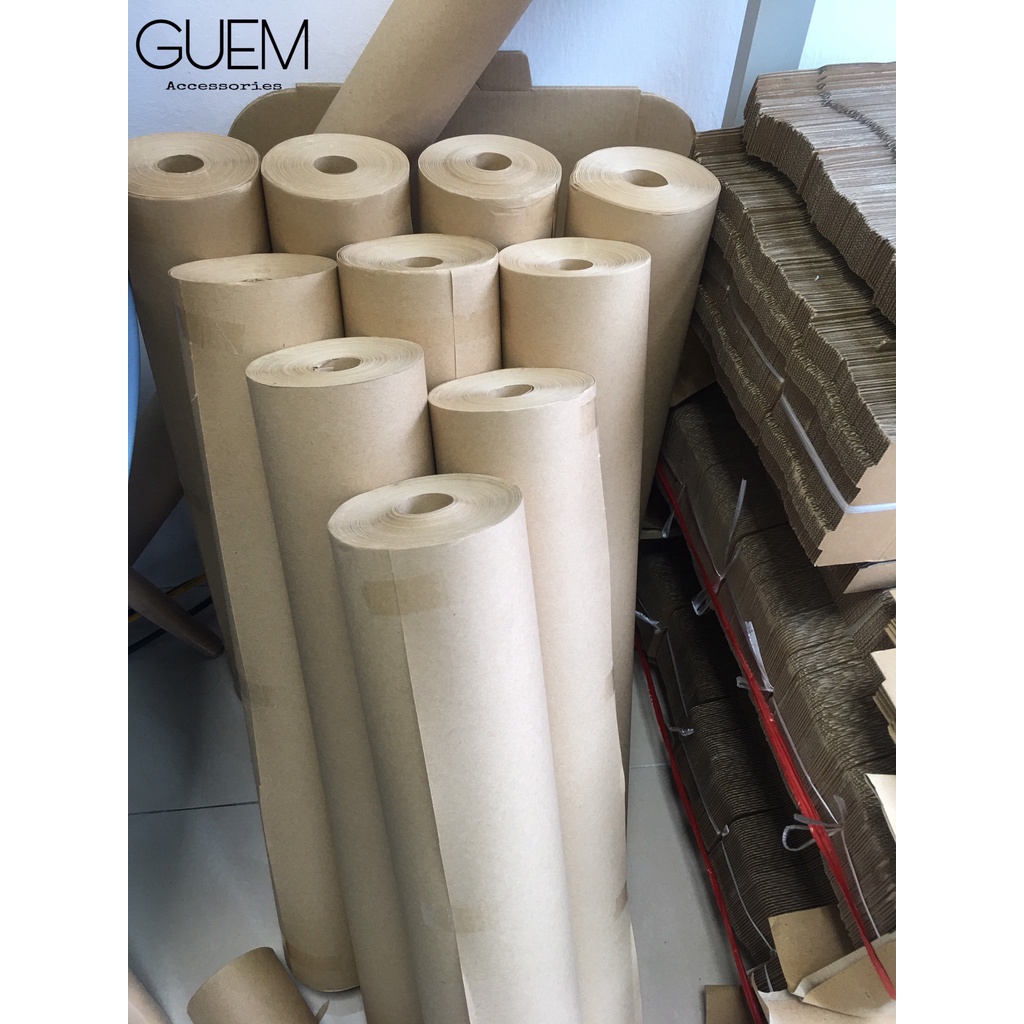 Cuộn giấy xi măng  loại dày mịn dùng gói hàng tiêu chuẩn hoặc gói thực phẩm tiện lợi
