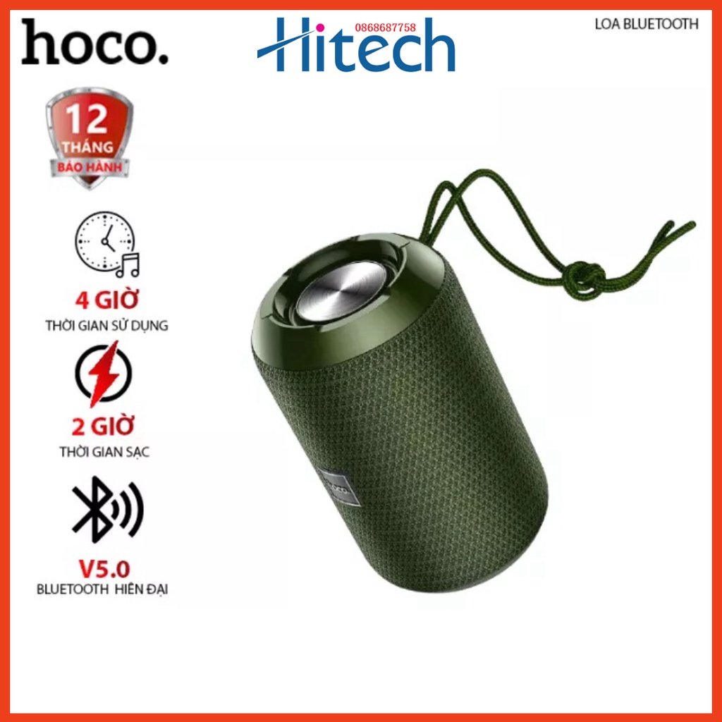 Loa Bluetooth đa năng Hoco HC1 Trendy sound BT V5.0, chống nước IPX5 - Bảo hành 06 tháng