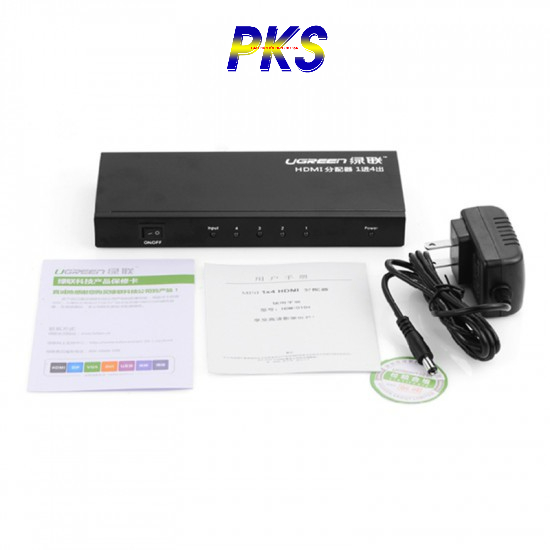 Bộ chia cổng HDMI 1 ra 4 Ugreen 40202 - hàng chính hãng