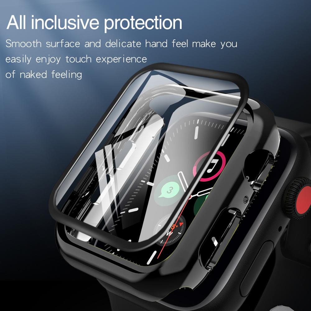 Kính Cường Lực 44mm 40mm 42mm 38mm 44 42 38 42 mm Cho Đồng Hồ Apple Watch Series 4 3 5 Se 6