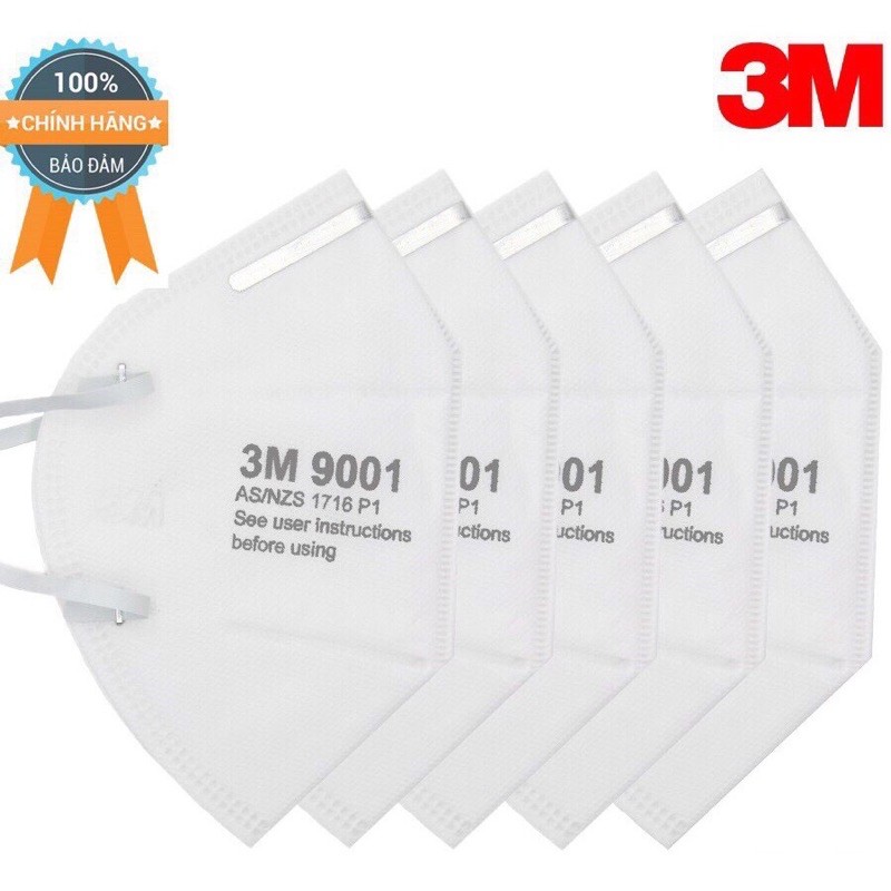 Khẩu trang chuyên dụng 3M 9001  (chống khói bụi nano PM2.5) | BigBuy360 - bigbuy360.vn