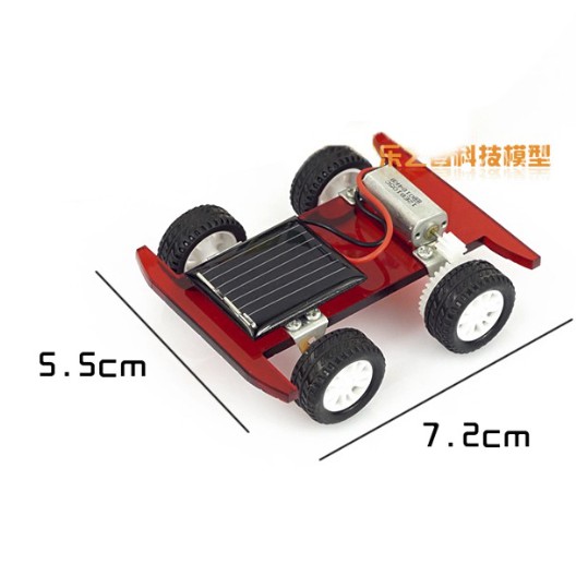 [hanoitoy] Mô hình xe ô tô mini bằng nhựa tự lắp ghép chạy bằng năng lượng mặt trời chất lượng tốt giá rẻ