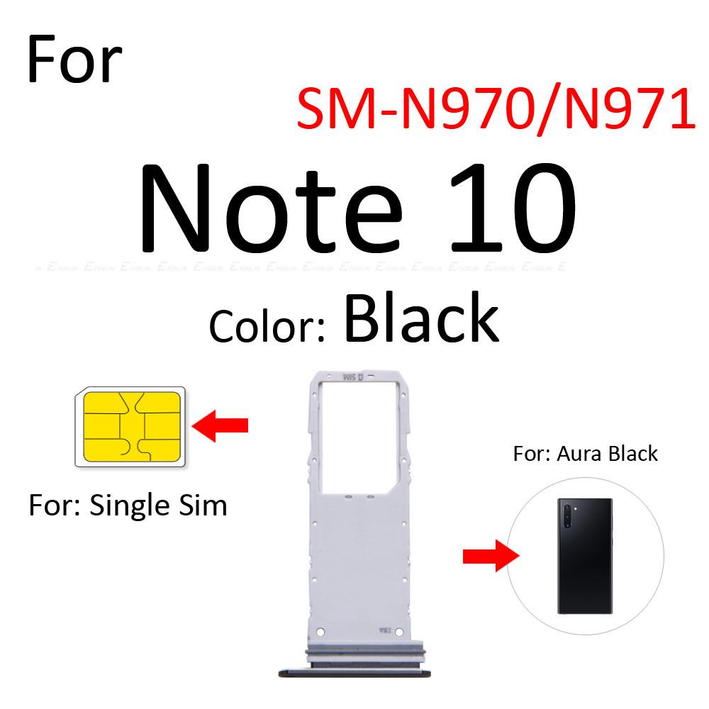 Đầu Đọc Thẻ Sim Cho Samsung Galaxy Note 10 Plus 5G N970 N975 N976 Micro SD