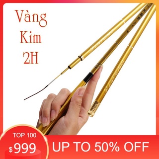 Cần câu tay câu đơn câu đài vàng kim 2H siêu dẻo CĐ-3