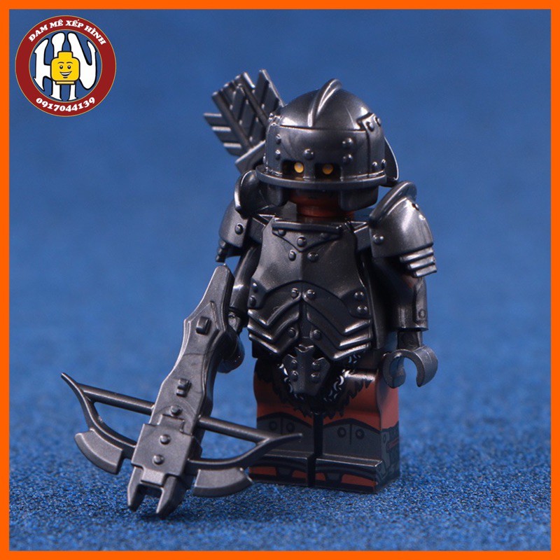 Đồ chơi xếp hình - KT1033 - XP 254 &gt; 261 - lính quỷ Orc - Trung Cổ - Hàng cao cấp Minifigure !