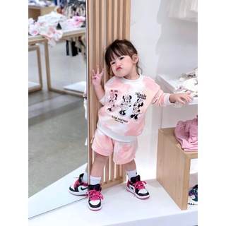A24- SET MICKY HỒNG LOANG CHO BÉ