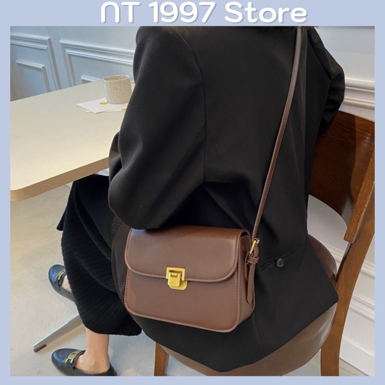 Túi sách nữ da thời trang đeo chéo kẹp nách phong cách hàn quốc NT39