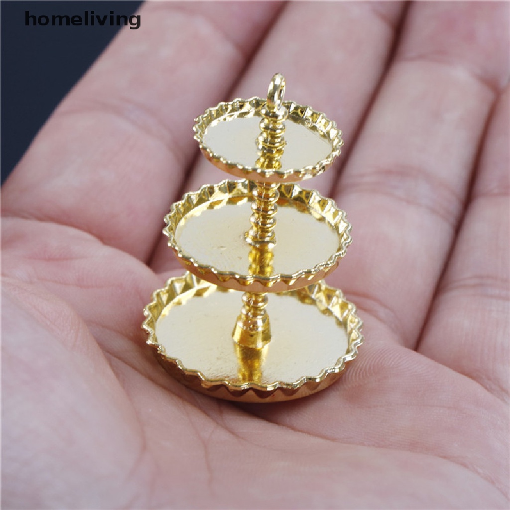 Mô Hình Kệ Bánh Tráng Miệng Mini Tỉ Lệ 1: 12 Trang Trí Nhà Búp Bê