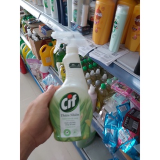 Nước lau bếp, xịt kính đa năng Cif 520ml
