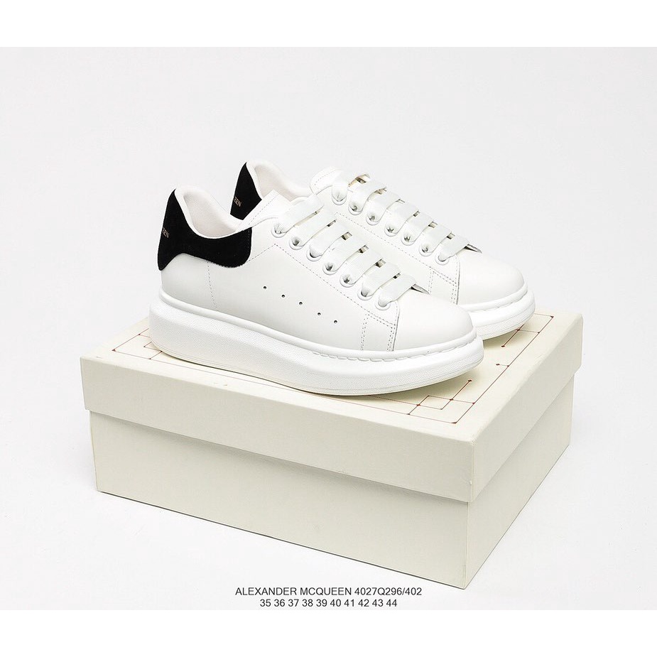 Giày Thể Thao Nam Nữ Độn Đế Alexander MCQueen, Giày Sneaker MCQ Trắng Cổ Thấp G06