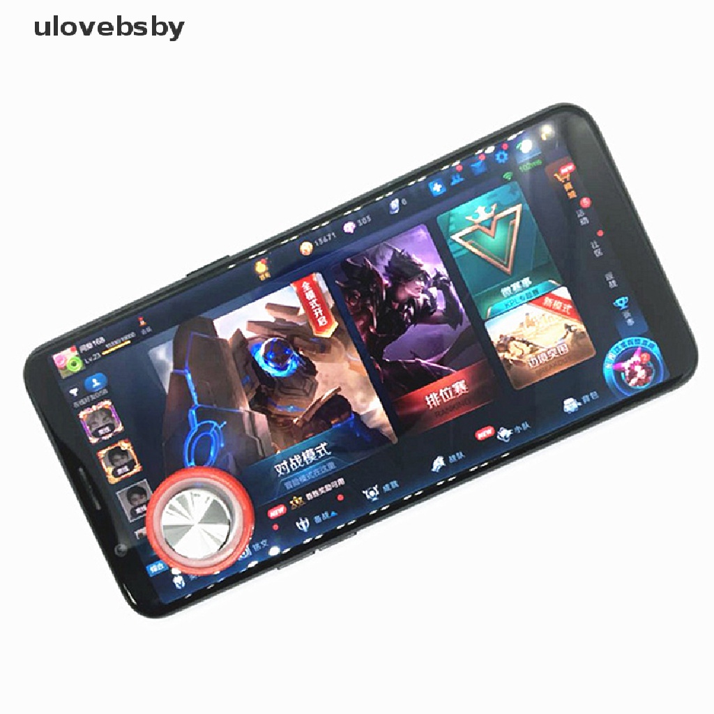 [ulovebsby] Round Game Joystick Mobile Phone Rocker Phone Button Controller With Suction Cup [ulovebsby]