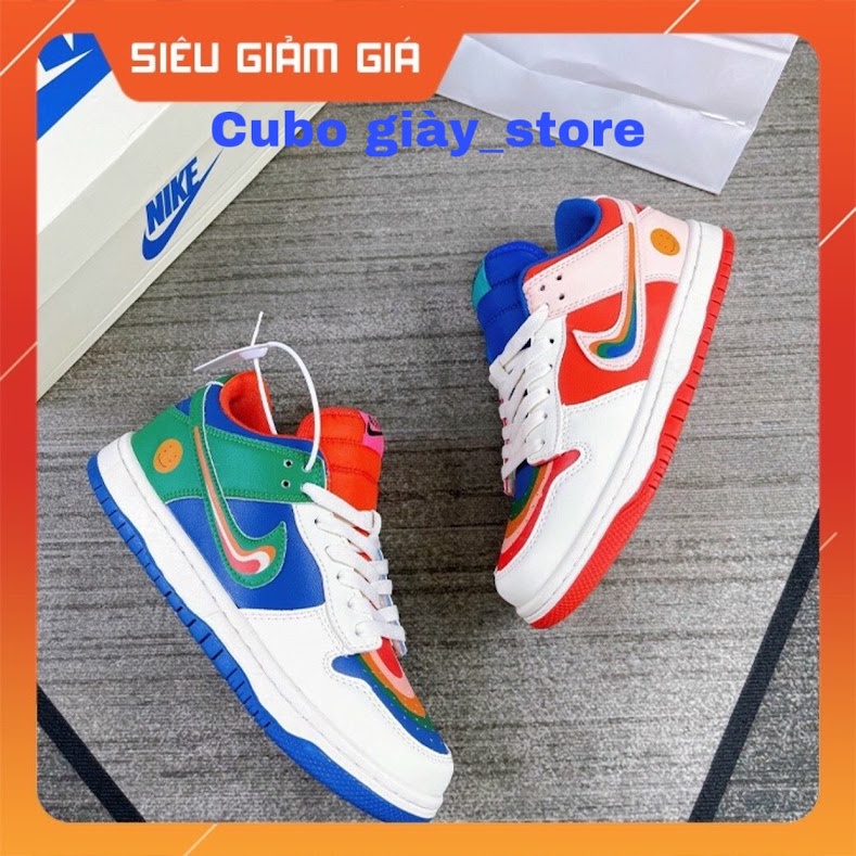 Giày Nike_AF1 7 màu Nữ Thời Trang, Giày thể thao cầu vông Hàng Đẹp mẫu mới hot trend 2022 full box