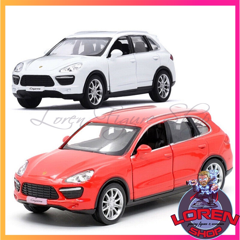 Mô hình ô tô kim loại Porsche Cayenne Turbo, xe SUV đồ chơi chạy cót tỷ lệ 1:36 lorenshop