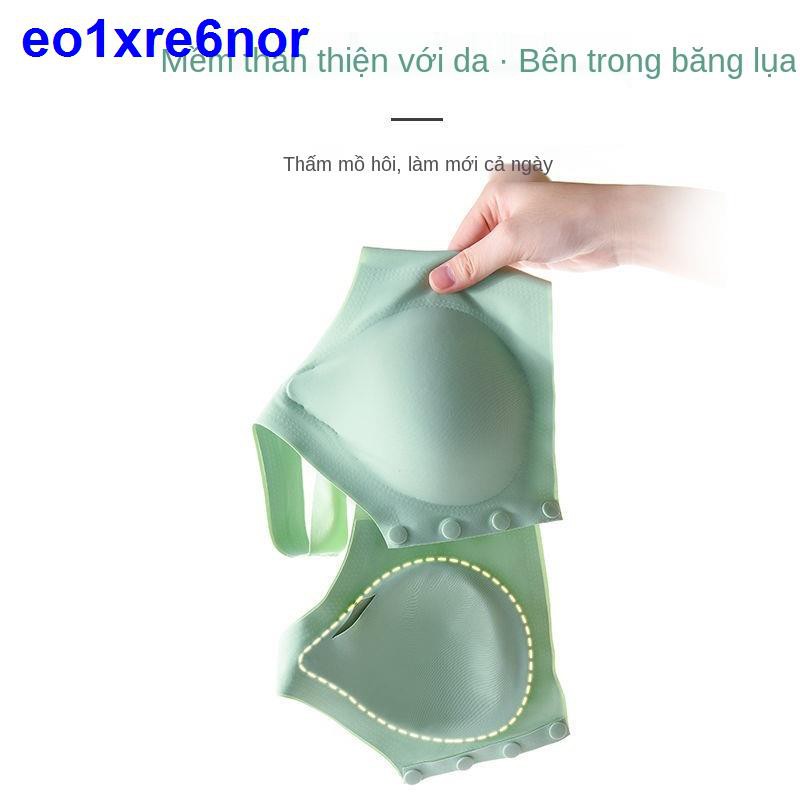 Áo lót cho con bú tập hợp để ngăn ngừa chảy xệ phụ nữ mang thai chất béo mm plus size ngực mỏng của trước khi