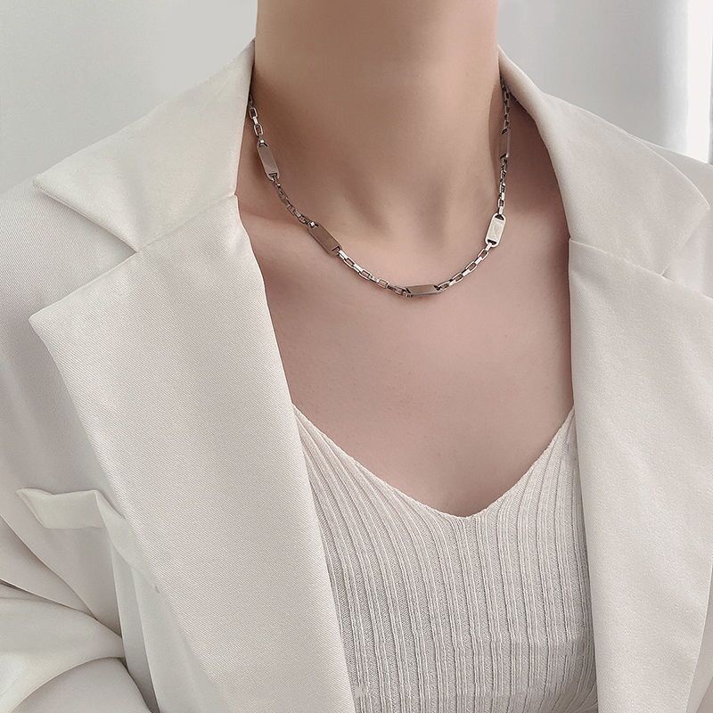 Dây chuyền Nam Nữ Thép Titan Cá Tính - Vòng Cổ Xích Thép Không Gỉ