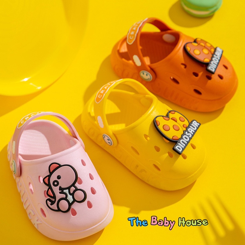 Dép Cho Bé  𝐅𝐑𝐄𝐄𝐒𝐇𝐈𝐏 Dép Sục Crocs Mềm Nhẹ Chống Trơn Trợt Cho Bé Trai Bé Gái