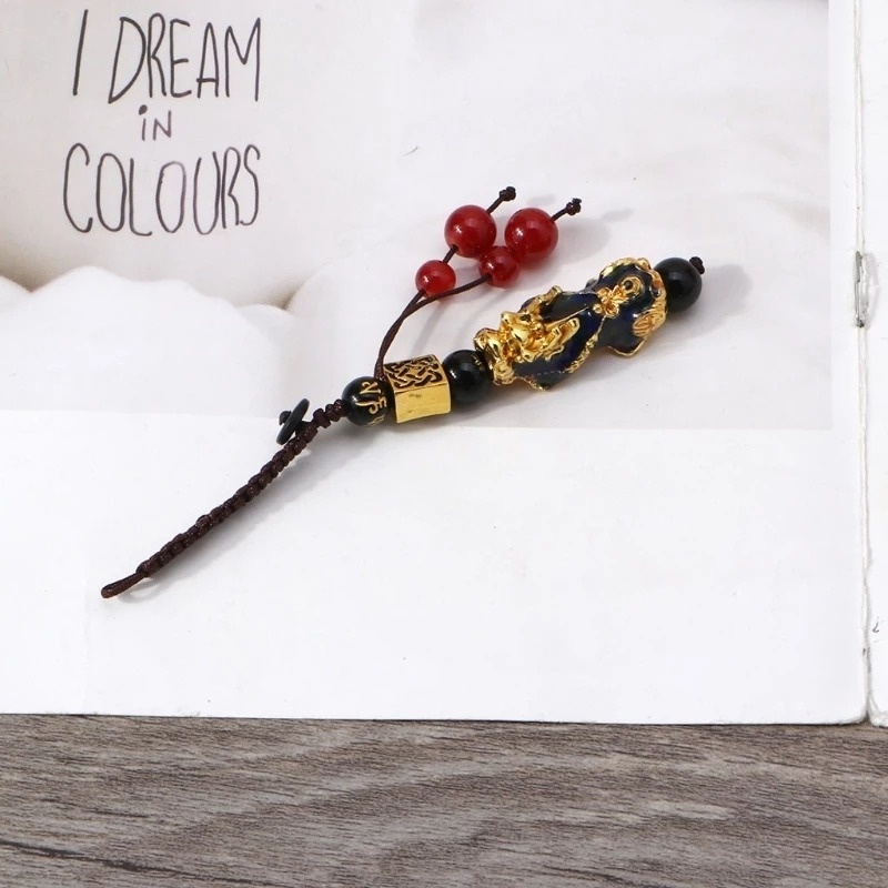 Móc Khóa Kim Loại Hình Tỳ Hưu Thời Trang