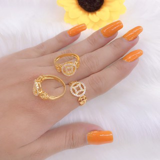 Nhẫn nữ dát vàng 18k mã 3126