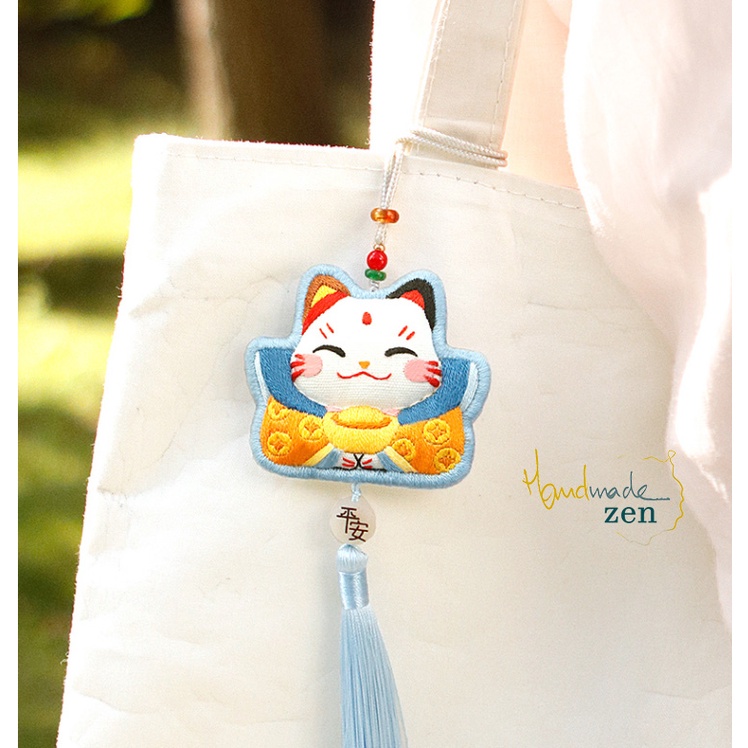 Bộ kit Nguyên Liệu Tự bạn Thêu Túi Thơm Hổ 2022 Omamori May Mắn Bình An - Quà Tặng Handmade DIY - Mie Shop