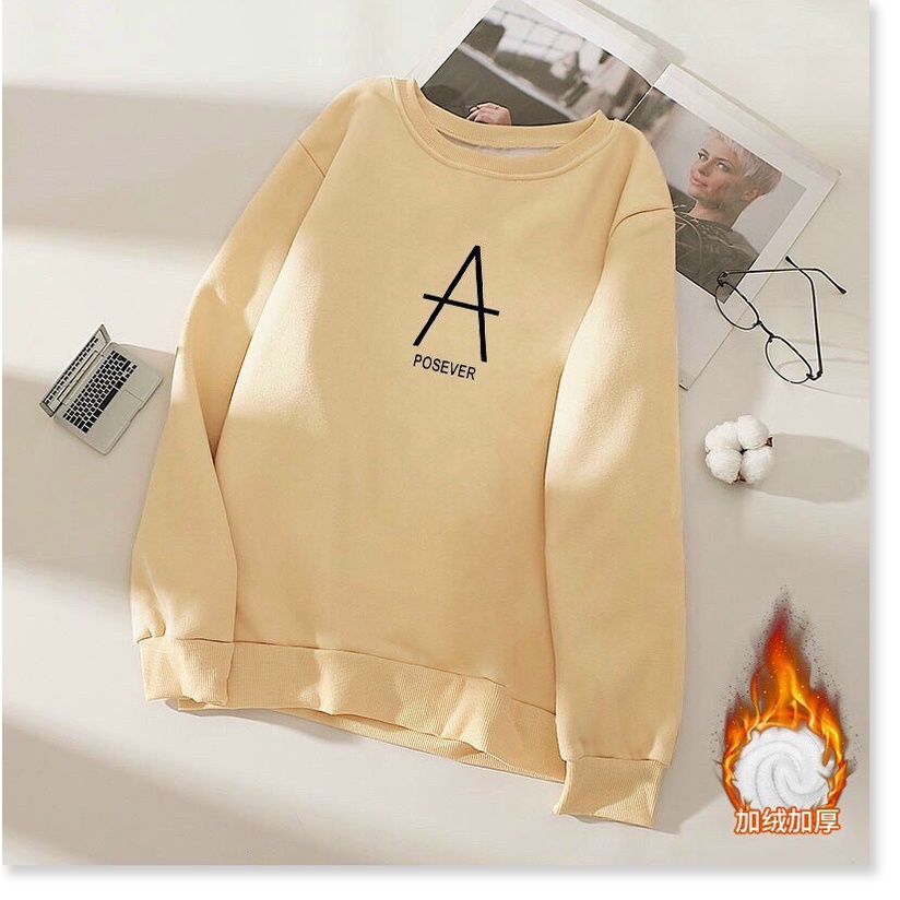 Áo khoác nỉ cổ tròn Posever cực đẹp , phong cách hàn , 2021 KME FASHION