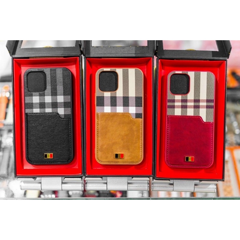 Ốp lưng Da Mentor có ngăn nhét thẻ cho iPhone 15 Pro Max, 14, 14 Plus, 13 pro max,12 , 11 , XS max,7plus 8 Chính hãng