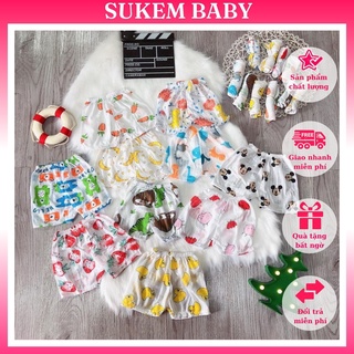 Quần chục đùi cotton giấy cho bé trai/ bé gái