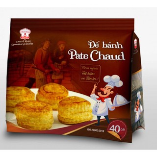 Đế bánh Patechaud_ Đế bánh Pastry (Bịch 40 đế)_ Date 01/2021
