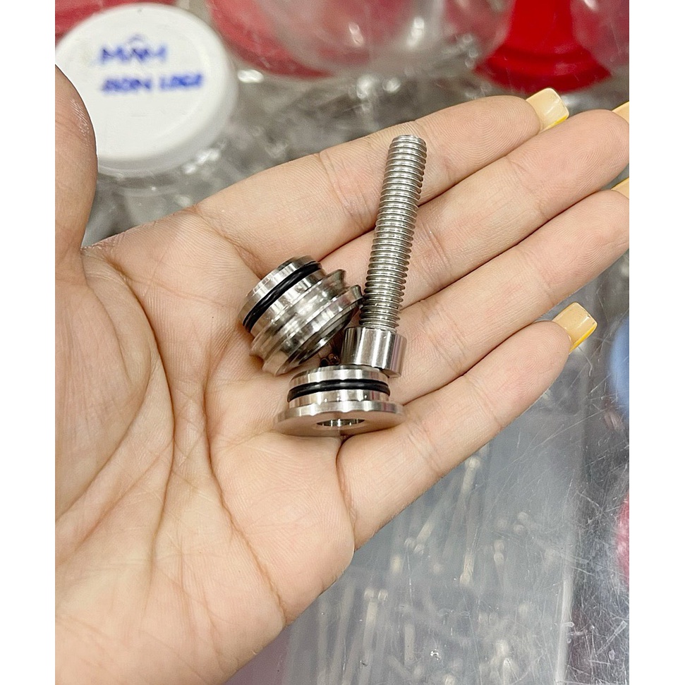 Khâu ốc Inox 304, treo pô gắn xe máy fu, wave..