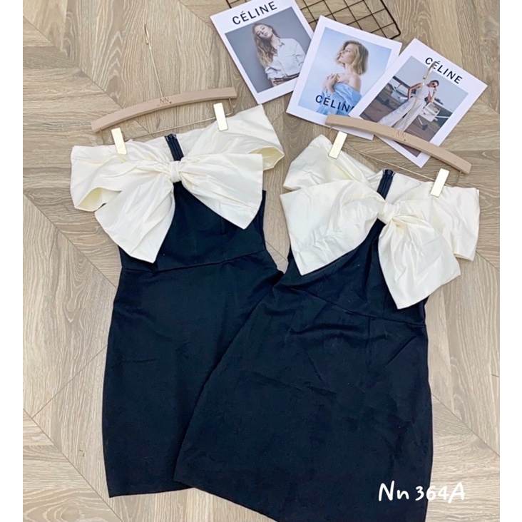 Váy nơ to chanh xả