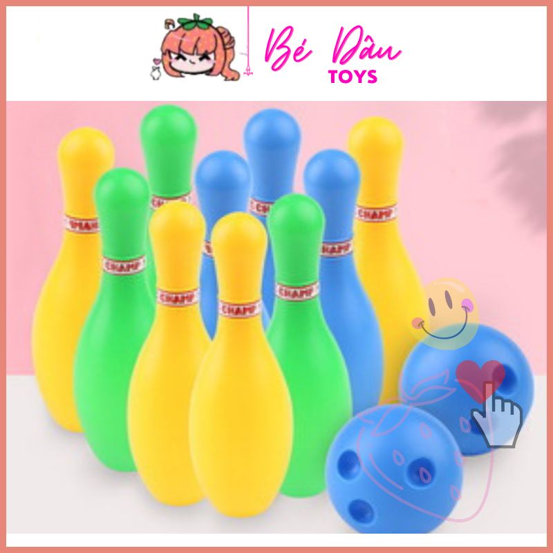 Bowling cho bé đồ chơi trẻ em vui nhộn kích cỡ từ nhỏ đến lớn