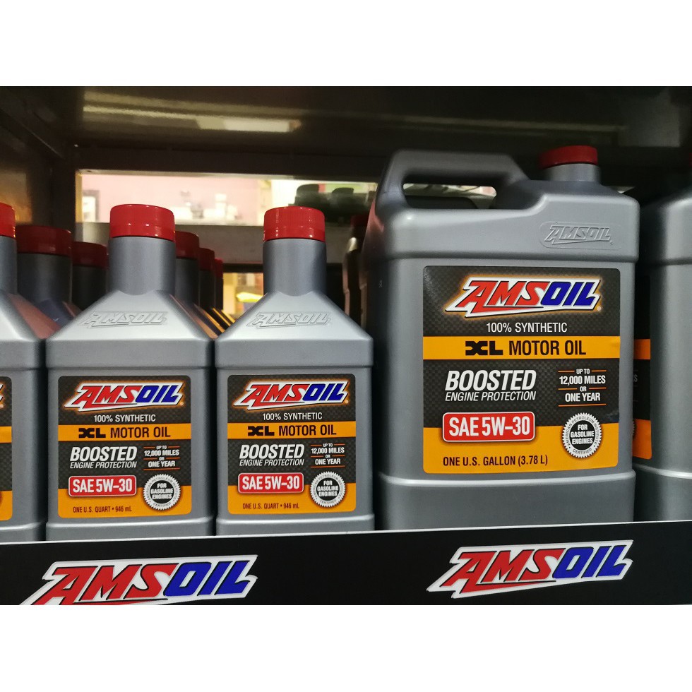 Nhớt Xe Hơi Tổng Hợp Amsoil XL BOOSTED 5w30 946ml