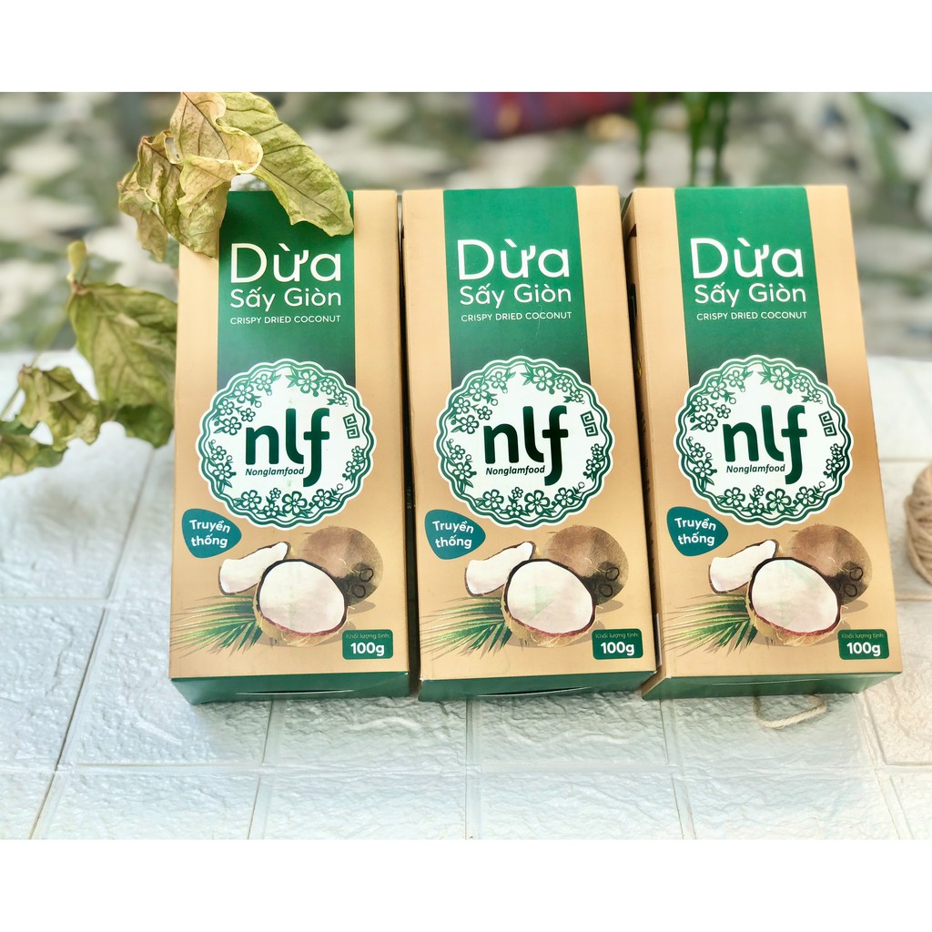 Trái Cây Sấy Nong Lam Food - Dừa Nướng Giòn Vị Ngọt Tự Nhiên Ăn Là Nghiền