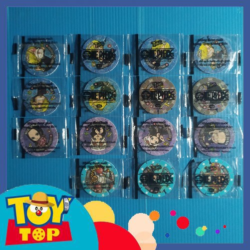 [Một thẻ] Thẻ Toonies One Piece Chibi đầu to Liên minh thủy chiến nhựa lắp ghép tròn xếp hình còn seal phân loại 2