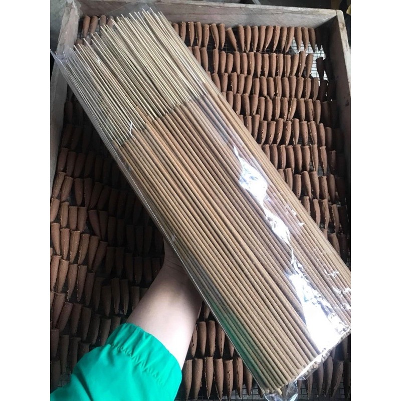 Nhang Trầm Nguyên chất. 39cm1kg 750que cháy 70p