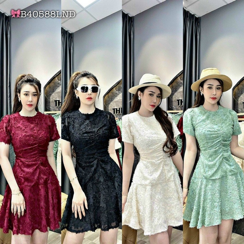 ĐẦM LÔNG NHÚN TRƯỚC 3 MÀU- 166 167 168