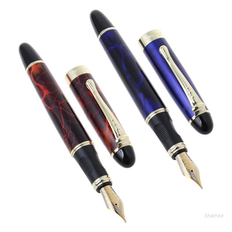Shwnee Jinhao X450 Luxury Men's Fountain Pen Business Student 0.5mm Extra Fine Nib Calligraphy Office Supply Writing Tool
