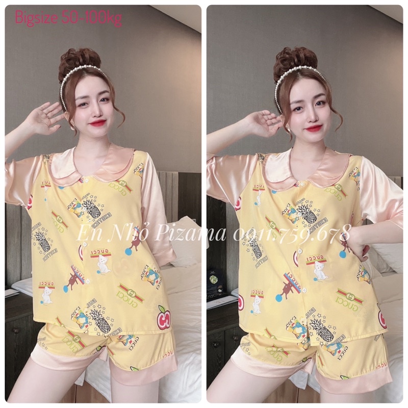 [Mã FATHANG5 giảm 10K đơn 50K] Bigsize 50-110kg Đùi Én Nhỏ Pijama