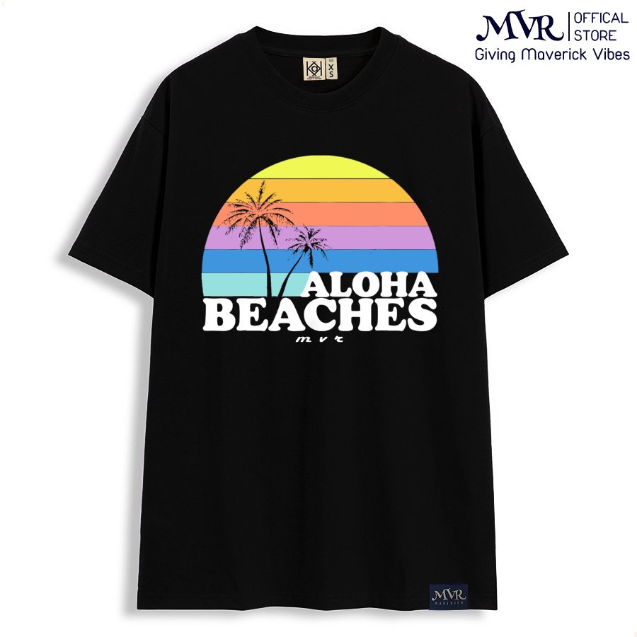 Áo Thun Phôm Rộng Tay Lỡ Cotton Aloha Color BB3094